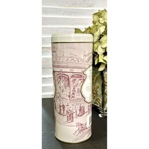 HARRODS Knightsbridge London Traditional Biscuits Empty Tin Choc Chip & Cherry